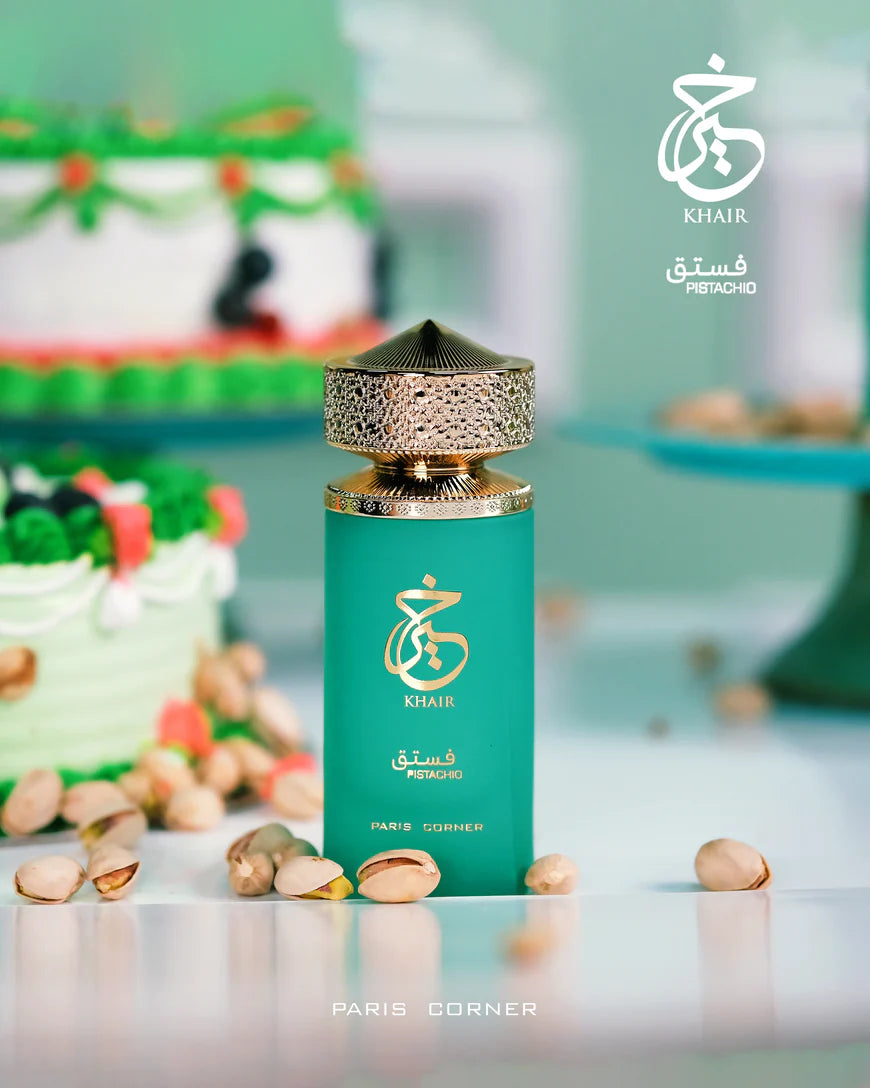 KHAIR PISTACHIO UNISEX EDP - 100ML (3.4oz) BY PARIS CORNER OPEN BOX (TESTER)