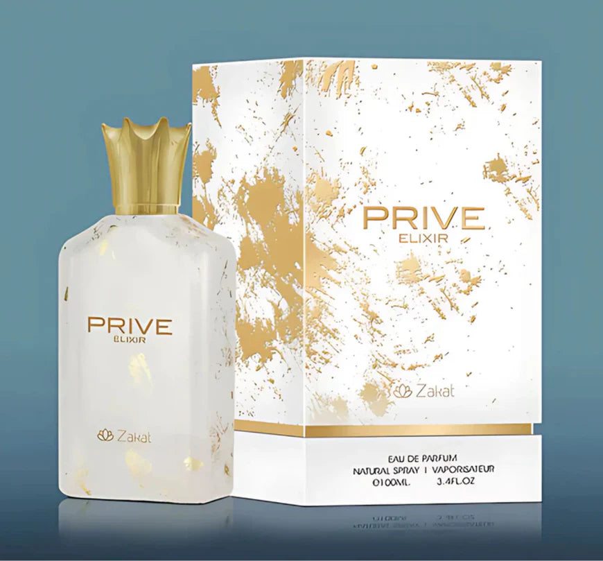 PRIVE ELIXIR UNISEX - EDP 100ML (3.4oz) BY ZAKAT OPEN BOX ( TESTER)