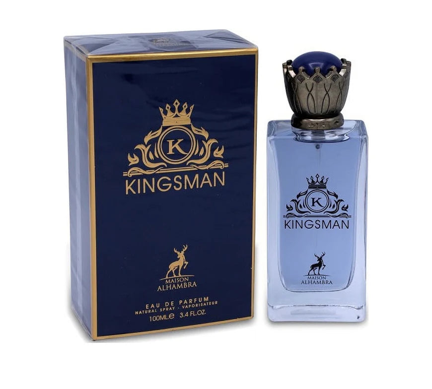 KINGSMAN Men EDP - 100Ml (3.40z) By MAISON ALHAMBRA OPEN BOX,CAJA ABIERTA (TESTER)