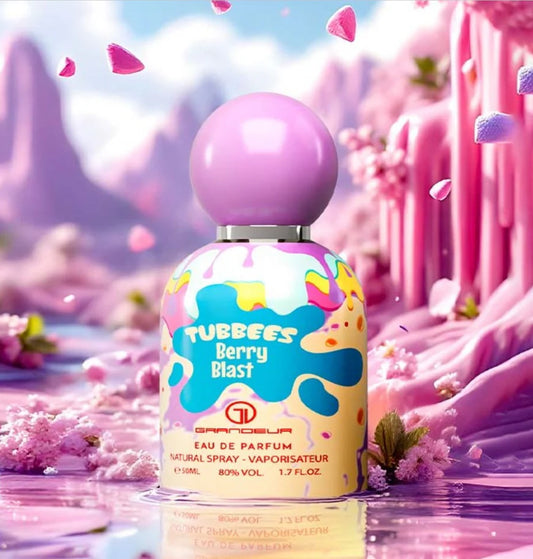 TUBBEES BERRY BLAST 50ML KIDS BY LE GRANDEUR OPEN BOX, CAJA ABIERTA ( TESTER)