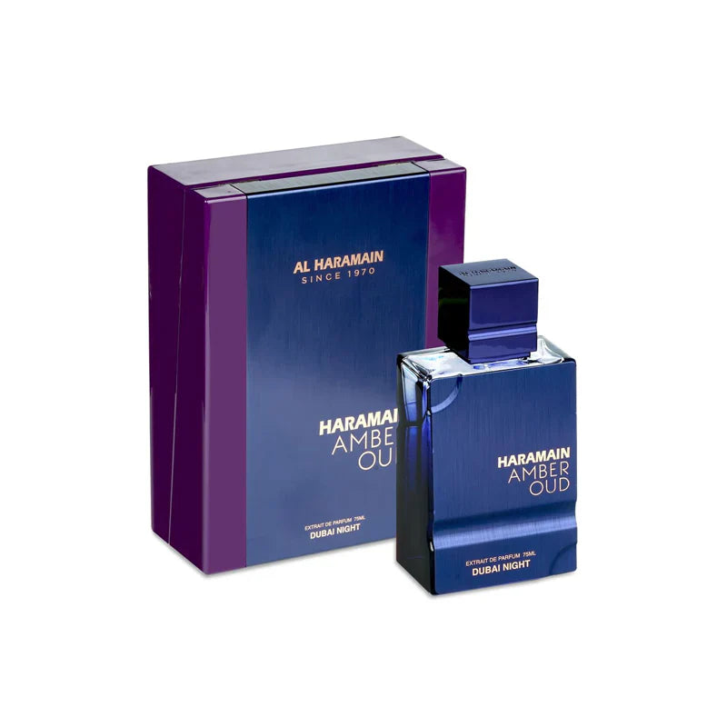 AL HARAMAIN AMBER OUD DUBAI NIGHT UNISEX EXTRAIT DE PARFUM (2.5 Oz) OPEN BOX  ( TESTER)