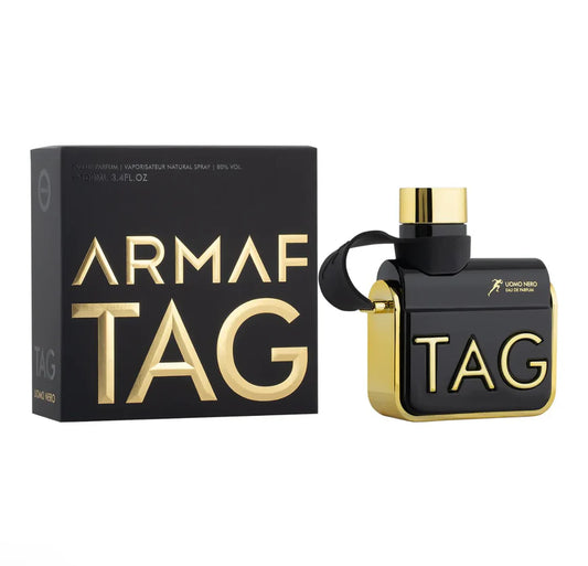 TAG Him Uomo Nero Men EDP - 100 MI (3.4 oz) By Armaf OPEN BOX ( TESTER)